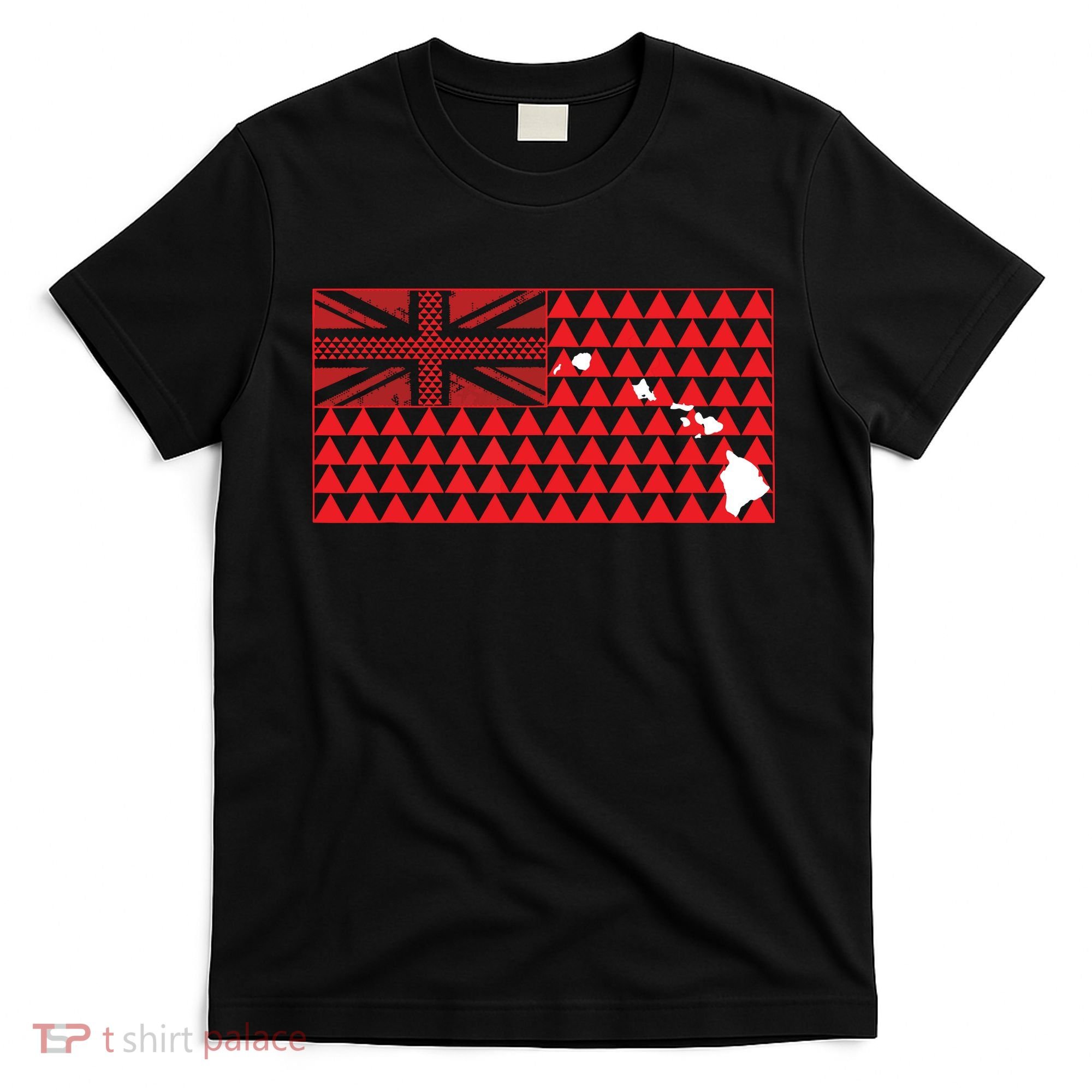 Tribal Hawaiian Flag State Of Hawaii T-Shirt