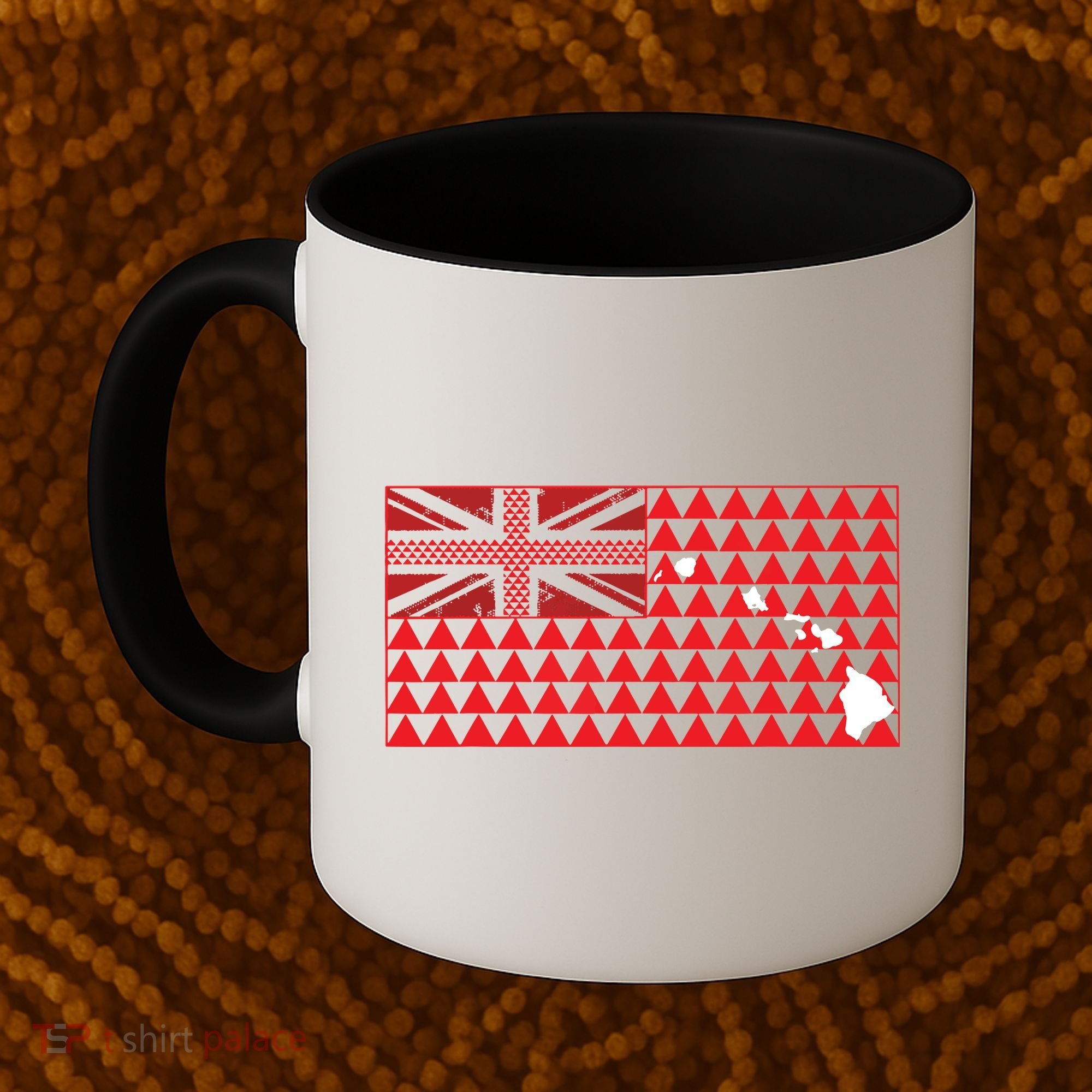 Tribal Hawaiian Flag State Of Hawaii Coffee Mug