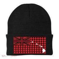 Tribal Hawaiian Flag State Of Hawaii Beanie thumb 0