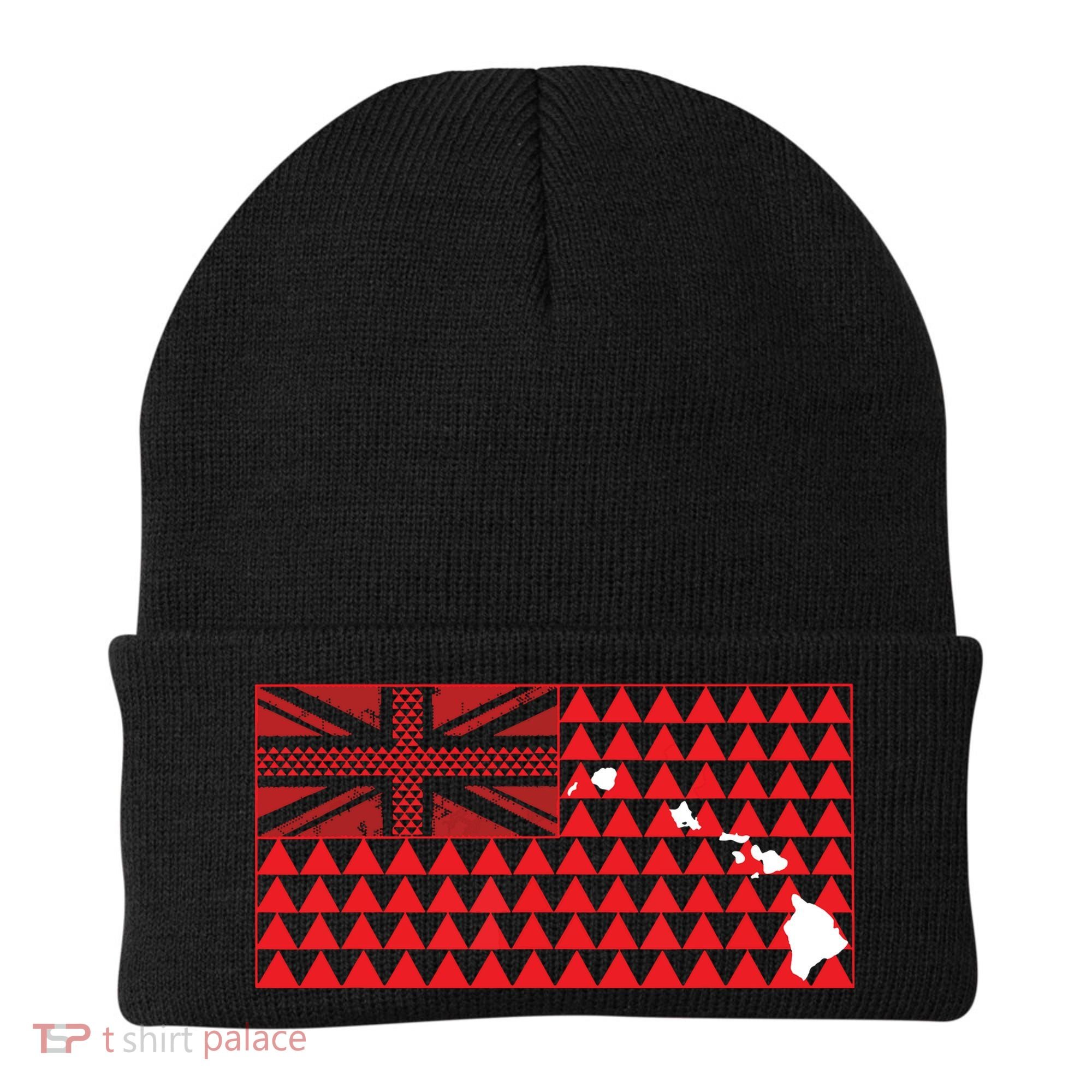 Tribal Hawaiian Flag State Of Hawaii Beanie