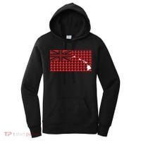 Tribal Hawaiian Flag State Of Hawaii Women's Hoodie thumb 0