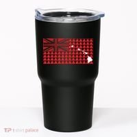 Tribal Hawaiian Flag State Of Hawaii Tumbler thumb 0