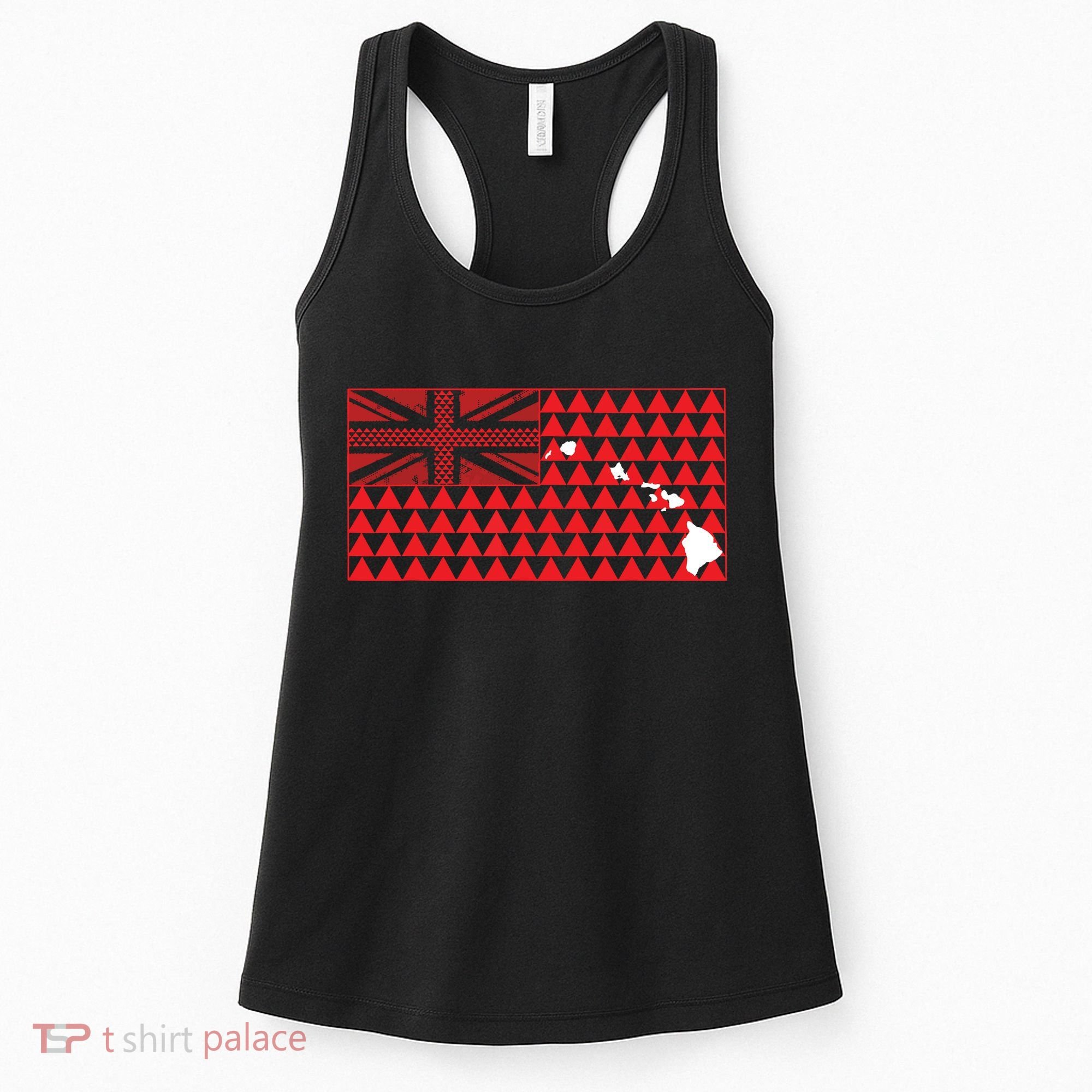 Tribal Hawaiian Flag State Of Hawaii Women's Tank Top
