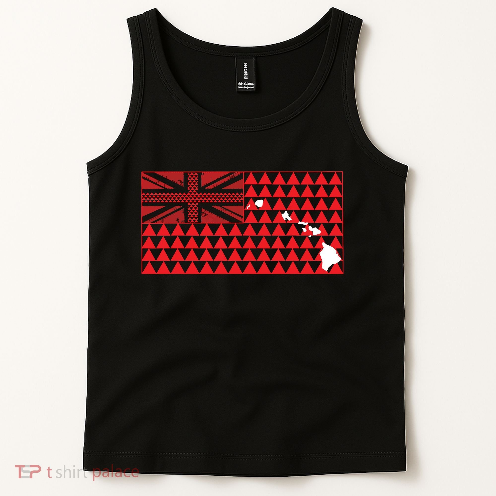 Tribal Hawaiian Flag State Of Hawaii Tank Top