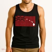 Tribal Hawaiian Flag State Of Hawaii Tank Top thumb 3