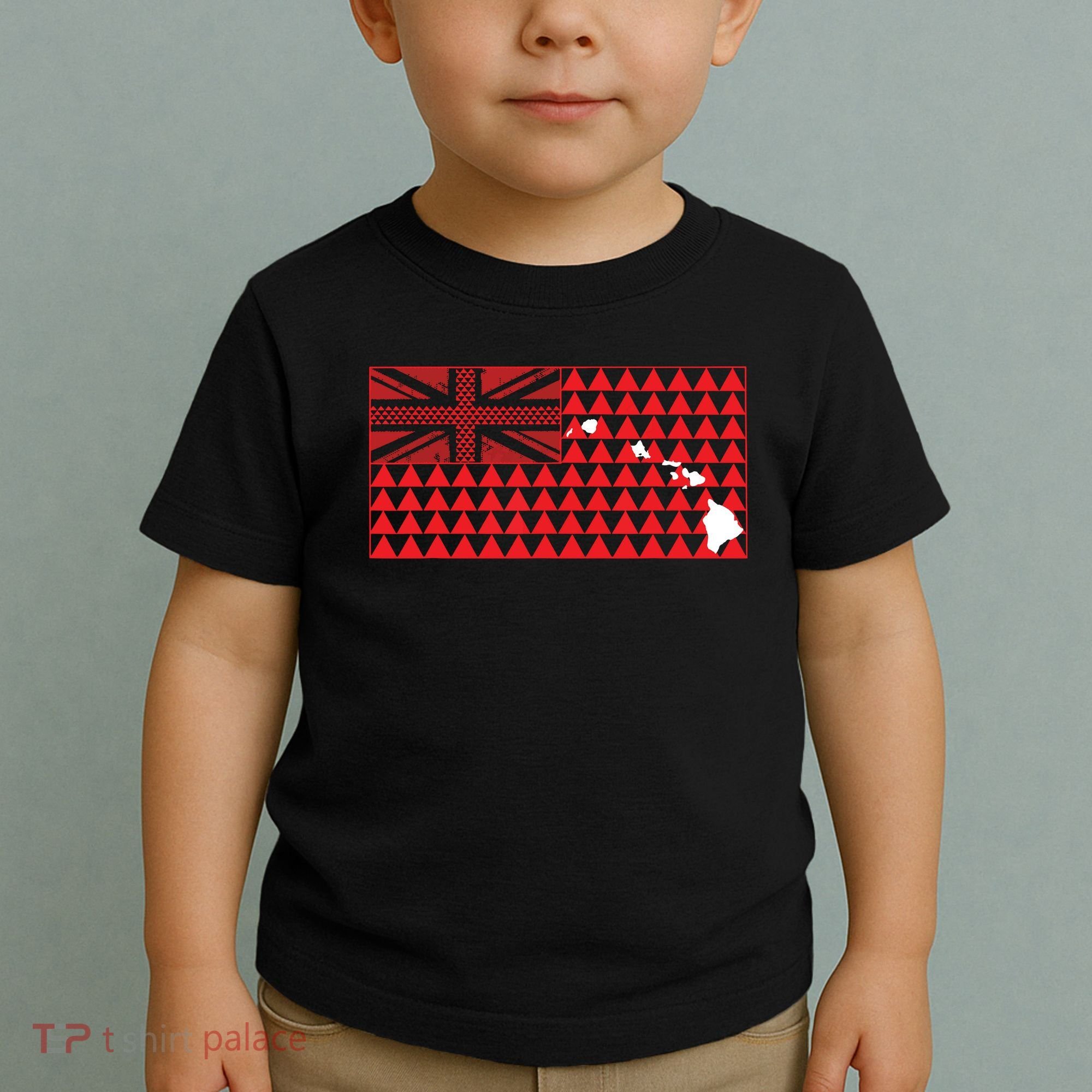 Tribal Hawaiian Flag State Of Hawaii Toddler T-Shirt