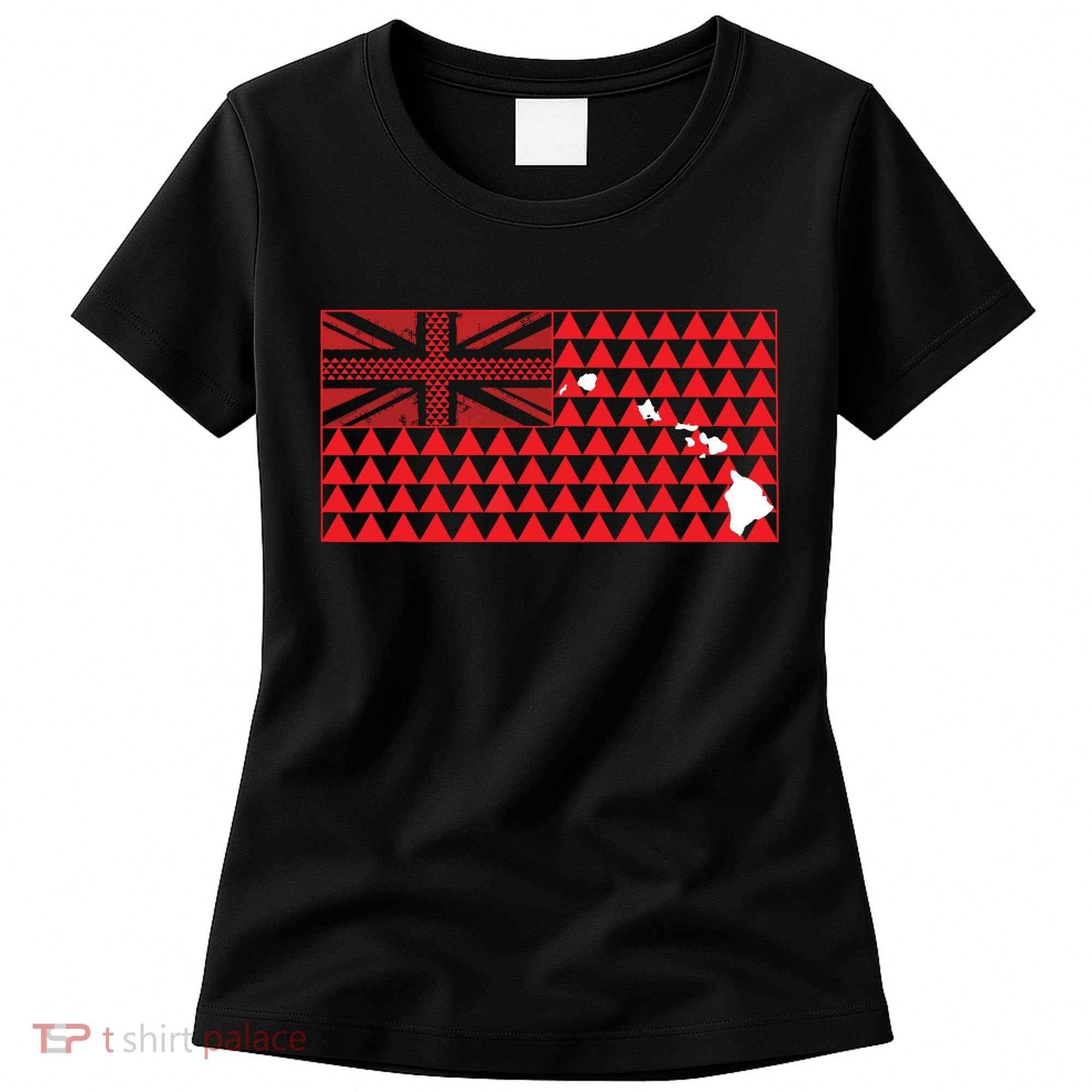Tribal Hawaiian Flag State Of Hawaii Women's T-Shirt