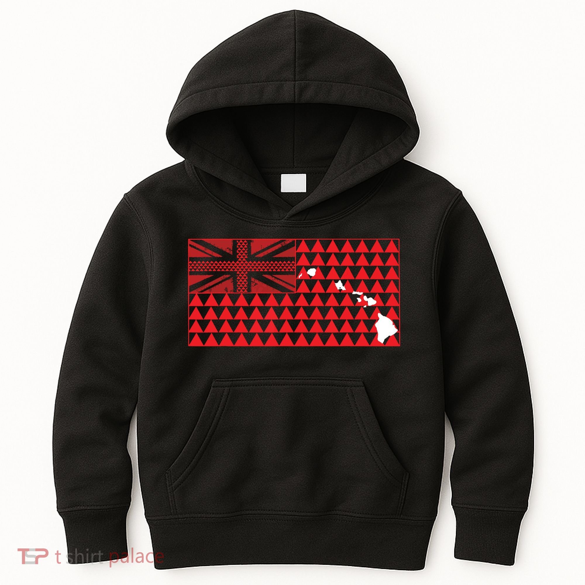 Tribal Hawaiian Flag State Of Hawaii Kids Hoodie