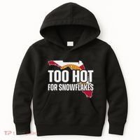 Too Hot For Snowflakes Florida Flag Map State Funny Saying Kids Hoodie thumb 0
