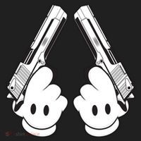 Toon Hand Guns Cartoon Beanie thumb 2