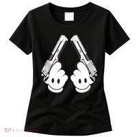 Toon Hand Guns Cartoon Women's T-Shirt thumb 0