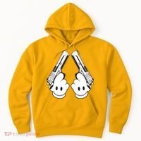 Toon Hand Guns Cartoon Hoodie thumb 0