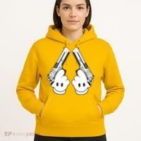 Toon Hand Guns Cartoon Hoodie thumb 5