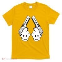Toon Hand Guns Cartoon T-Shirt thumb 0