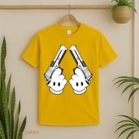 Toon Hand Guns Cartoon T-Shirt thumb 2
