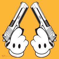Toon Hand Guns Cartoon Hat thumb 2