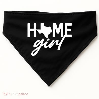 Texas Home Girl USA-Made Doggie Bandana