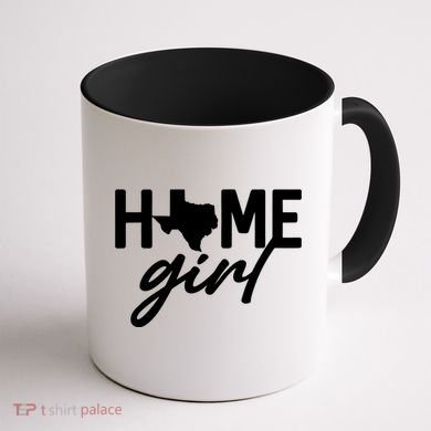 Texas Home Girl Coffee Mug back