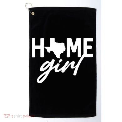 Texas Home Girl Golf Towel