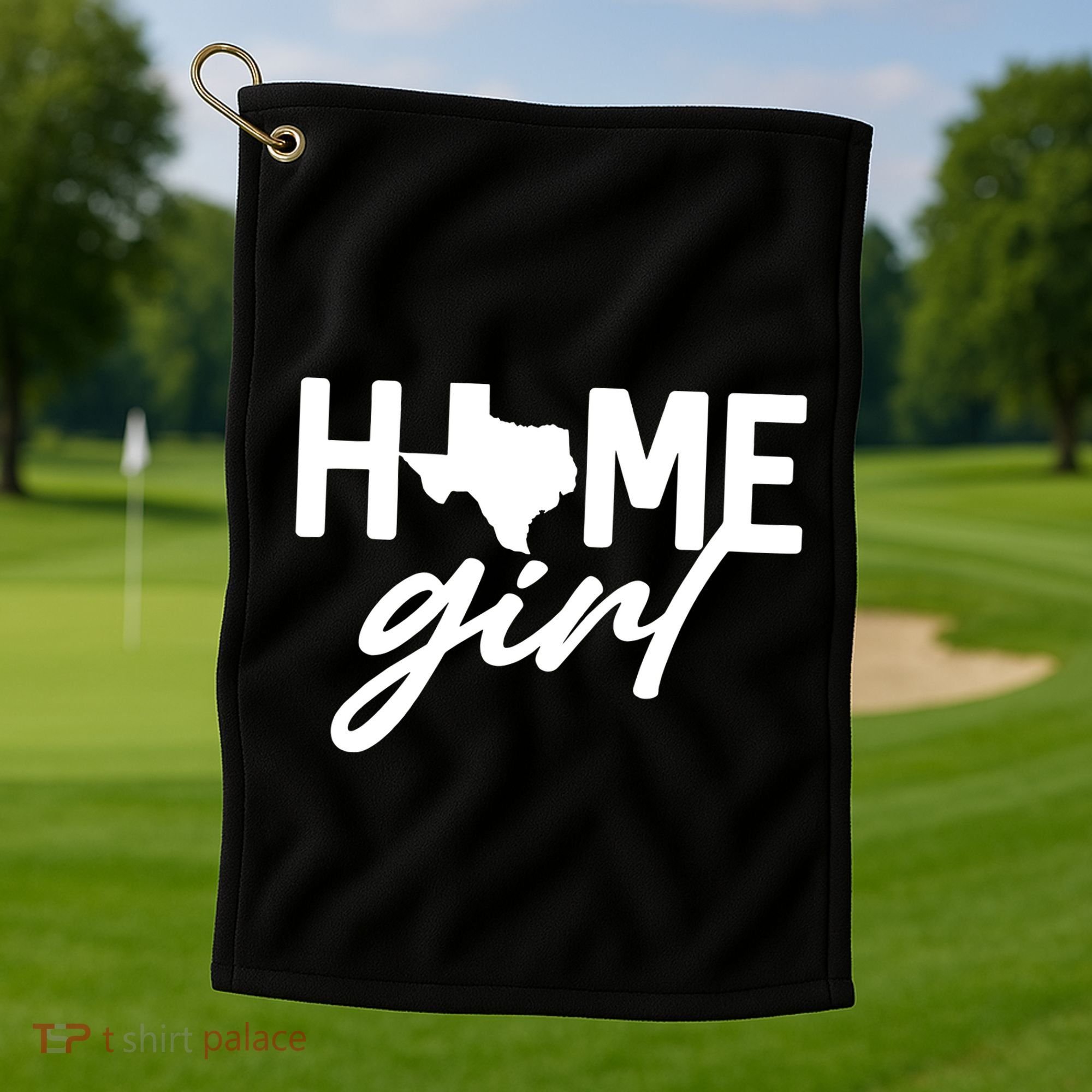 Texas Home Girl Golf Towel