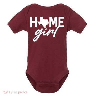 Texas Home Girl Baby Bodysuit