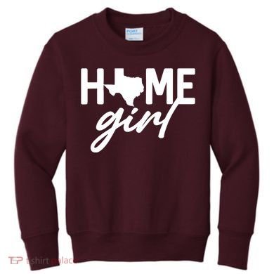 Texas Home Girl Kids Sweatshirt