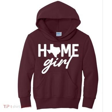 Texas Home Girl Kids Hoodie