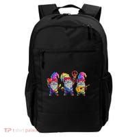 Three Hippie Gnomes Tie Dye Retro Hat Peace Gnome Backpack thumb 0