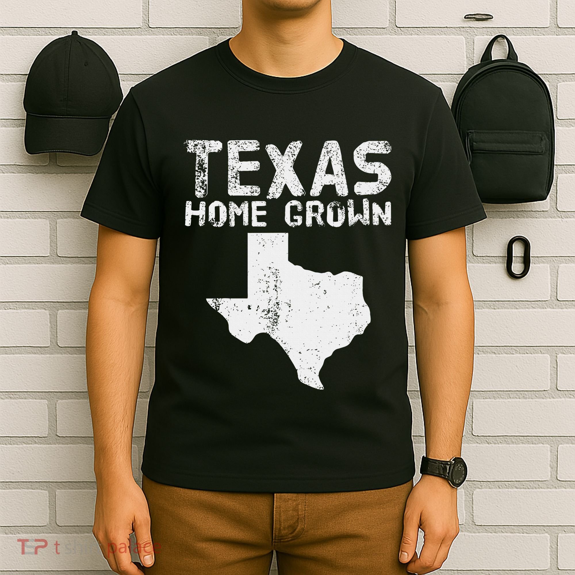 Texas Home Grown Distressed. Texas Native. Texas Born. Tx T-Shirt