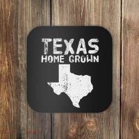 Texas Home Grown Distressed. Texas Native. Texas Born. Tx Coaster thumb 0