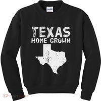 Texas Home Grown Distressed. Texas Native. Texas Born. Tx Kids Sweatshirt thumb 0