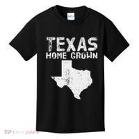 Texas Home Grown Distressed. Texas Native. Texas Born. Tx Kids T-Shirt thumb 0