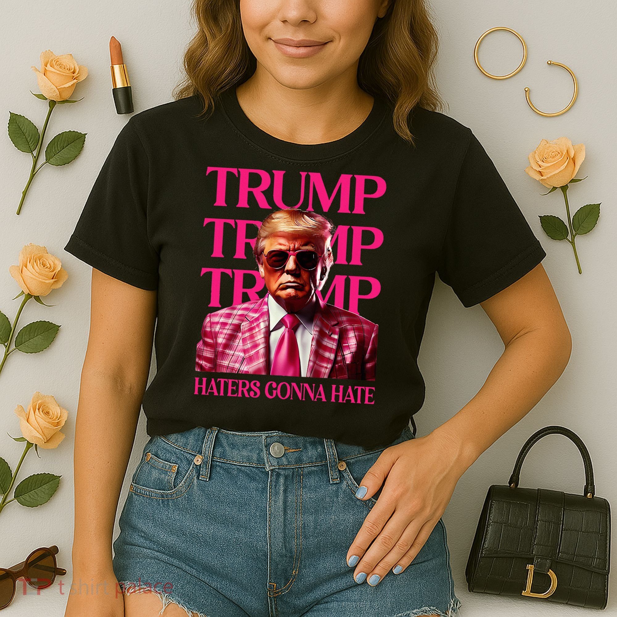 Trump Haters Gonna Hate Funny Trump 2024 Comfort Colors Boxy T-Shirt