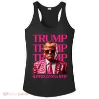 Trump Haters Gonna Hate Funny Trump 2024 Ladies PosiCharge Competitor Racerback Tank thumb 0
