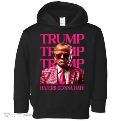 Trump Haters Gonna Hate Funny Trump 2024 Toddler Hoodie