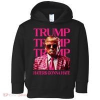 Trump Haters Gonna Hate Funny Trump 2024 Toddler Hoodie thumb 0