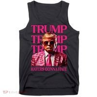 Trump Haters Gonna Hate Funny Trump 2024 Tank Top thumb 0