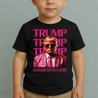Trump Haters Gonna Hate Funny Trump 2024 Toddler T-Shirt thumb 2