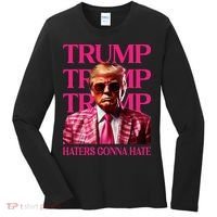 Trump Haters Gonna Hate Funny Trump 2024 Women's Long Sleeve Shirt thumb 0