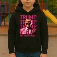 Trump Haters Gonna Hate Funny Trump 2024 Kids Hoodie thumb 3