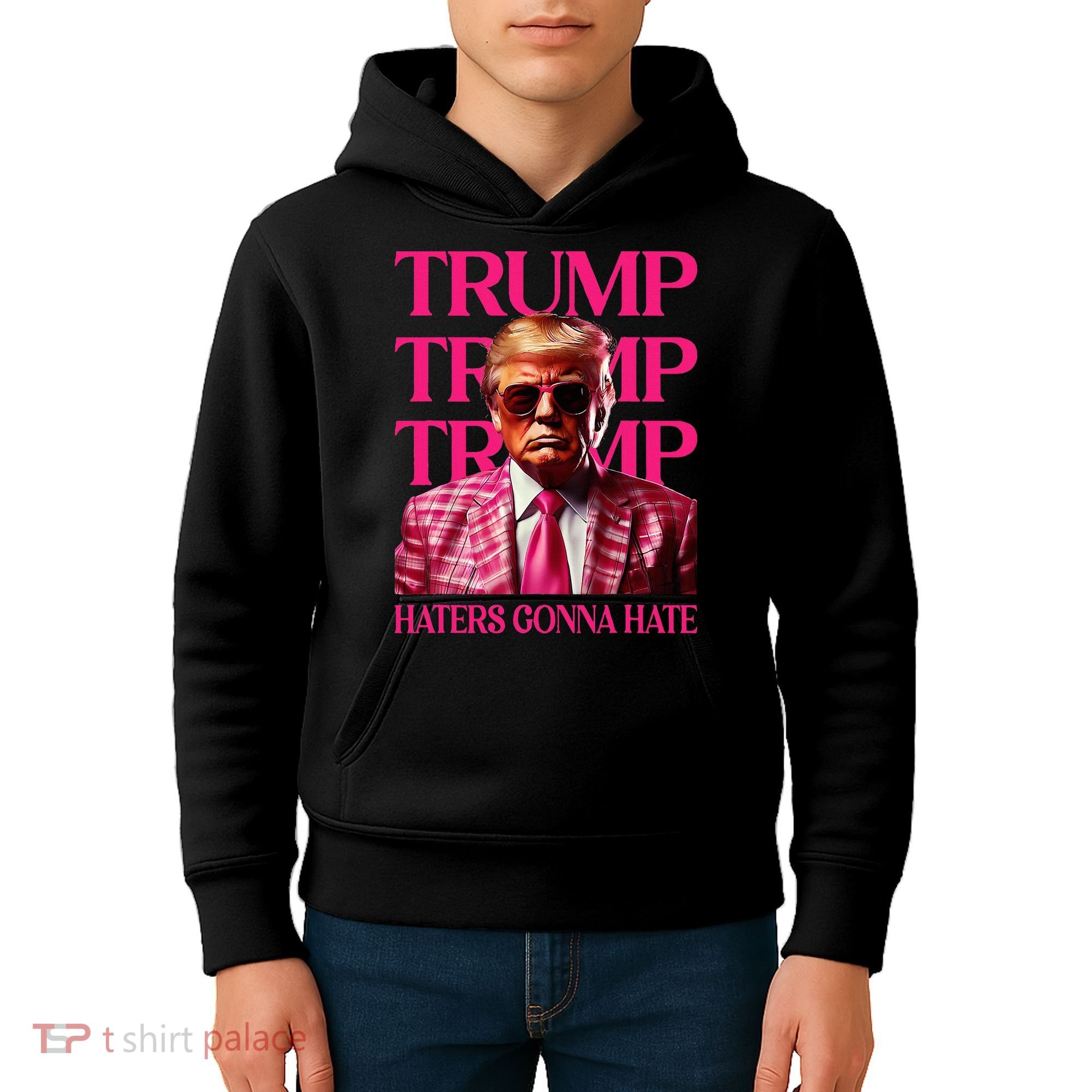 Trump Haters Gonna Hate Funny Trump 2024 Kids Hoodie