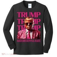 Trump Haters Gonna Hate Funny Trump 2024 Kids Long Sleeve Shirt thumb 0