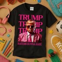 Trump Haters Gonna Hate Funny Trump 2024 Kids T-Shirt thumb 3