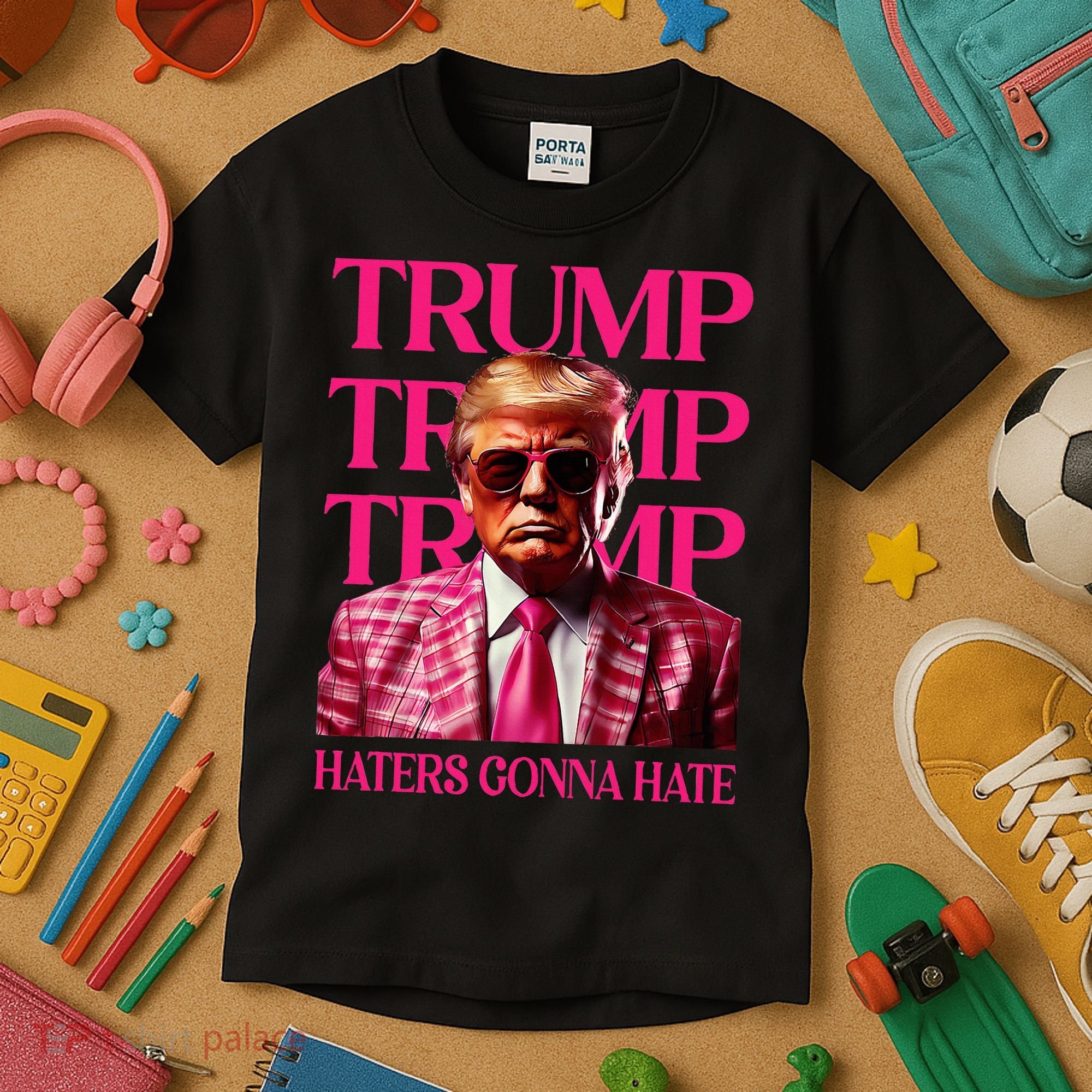 Trump Haters Gonna Hate Funny Trump 2024 Kids T-Shirt