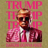 Trump Haters Gonna Hate Funny Trump 2024 Garment-Dyed Women's Muscle Tee thumb 6