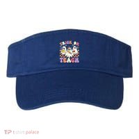 Teacher Halloween Ghost Trick Or Teach Retro Groovy Funny Gift Visor thumb 0