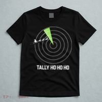 Tally Ho Ho Ho Air Traffic Controller Pilot Christmas T-Shirt thumb 5