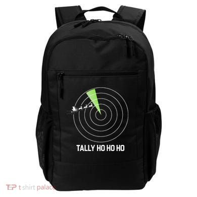 Tally Ho Ho Ho Air Traffic Controller Pilot Christmas Backpack