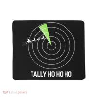 Tally Ho Ho Ho Air Traffic Controller Pilot Christmas Mousepad thumb 0