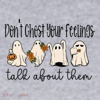 Tal Health Halloween DonT Ghost Your Feelings Halloween Women's Sweatshirt thumb 2